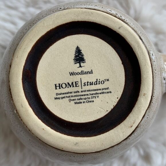 HOMESTUDIO Woodland Collection  Replacement Moose Ceramic Coffee Mug - Picture 6 of 8